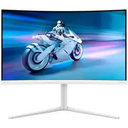 PHILIPS Monitor Evnia 5000 32M2C5501 32 (31.5 viewable) Curved, 2560x1440 (QHD), VA, 180Hz, 1ms (GtG), FreeSync, G-SYNC compatible, HDR10, 2xHDMI, 1xDP, White