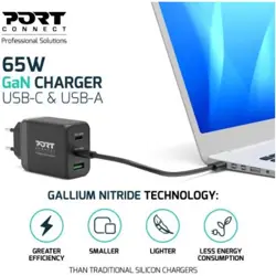 Port zidni punjač 65W type C GaN