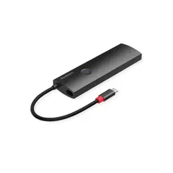 Roline USB-C multiport docking station, 1×4K HDMI, 2×USB 3.2 Gen 2, 1×USB Type C PD, 1×G-LAN, 1×SD/microSD Card Reader