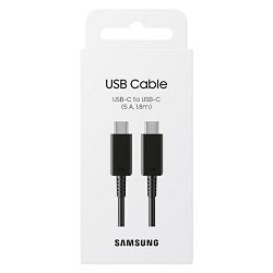 Samsung kabel USB type-C, 5A, 1,8m, crni