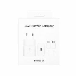 Samsung brzi kućni punjač 25W+USB Type-C kab,bijel