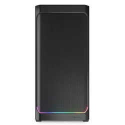 SHARKOON AK4 RGB Strip midiATX gaming črno ohišje