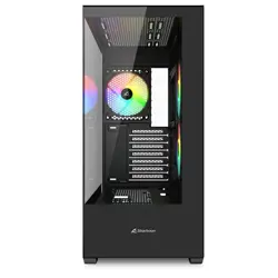 SHARKOON SK6 ARGB midiATX okno črno ohišje