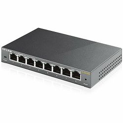 TP-Link 8-port Gigabit Easy Smart preklopnik (Switch), 8×10/100/1000M RJ45 ports, metalno kučište