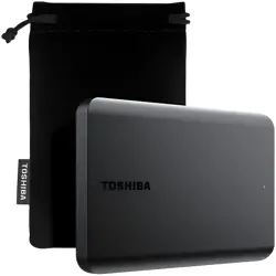 Toshiba External Hard Drive Canvio Basics Excl (2.5" 1TB, USB3.2 Gen 1, Black)