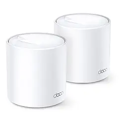 TP-Link AX1800 Deco X20 (2-pack), Whole Home Mesh Wi-Fi 6, 574Mbps/1201Mbps (2.4GHz/5GHz), 802.11ax/ac/n/a/b/g, 2×G-LAN, Deco App