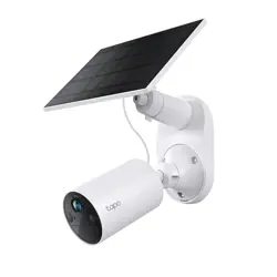 TP-LINK Smart Wire-Free Security Camera and Solar Panel, 6400 mAh battery