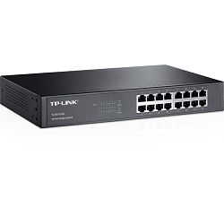 TP-Link TL-SG1016D, 16-port GbE switch, metalno