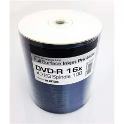 TRAXDATA OPTIČKI MEDIJ DVD-R 16X SPINDLE 100 WHITE FULL PRINTABLE