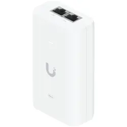 UBIQUITI PoE++ Adapter; Delivers up to 60W of PoE++; Surge, peak pulse, and overcurrent protection; Contains RJ45 data input, AC cable with earth ground, and PoE++ output; LED indicator for status mon