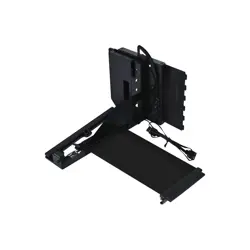 Univerzalni vertikalni nosilec grafične kartice Lian Li GPU Bracket Kit V4, 4 reže, PCIe 5.0, črn