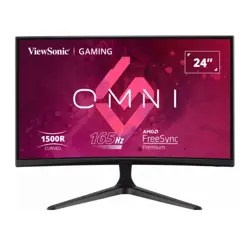 ViewSonic Monitor VX2418C 24" 1920x1080, VA, 180Hz-1ms, 2xHDMI, DP, Speakers