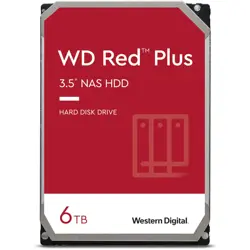 WD Red Plus WD60EFPX 6TB, 3,5", 256MB, 5400 rpm