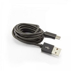 SBOX kabel USB 2.0 - USB tip C, crni, 3 kom