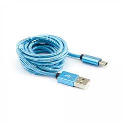 SBOX kabel USB 2.0 - USB tip C, plavi, 3 kom
