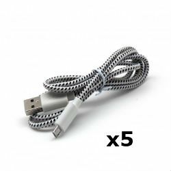 SBOX kabel USB 2.0 M-micro USB M, 1m, bijeli, 5kom