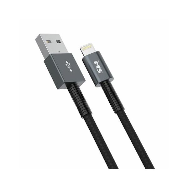 MS CABLE USB-A 2.0 ->LIGHTNING, 2m, crni