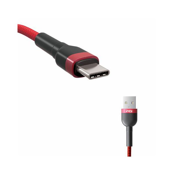 MS CABLE USB-A 2.0 -> USB-C, 2m, crveni