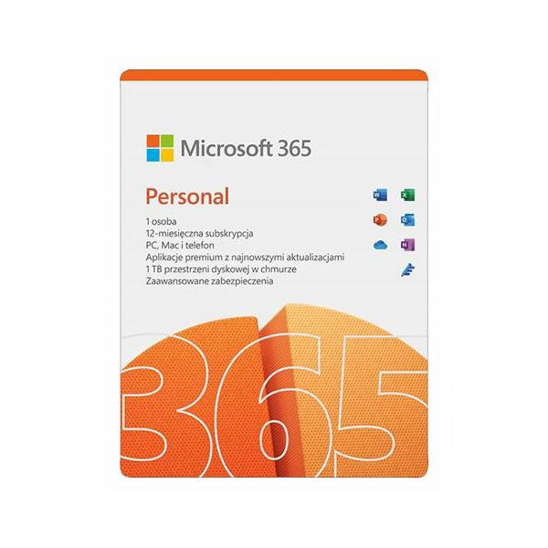 FPP M365 Personal ENG Subscr 1YR Medialess P10, QQ2-01897