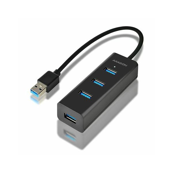 AXAGON HUE-S2B 4x USB3.0 Charging Hub, MicroUSB Charging Connector