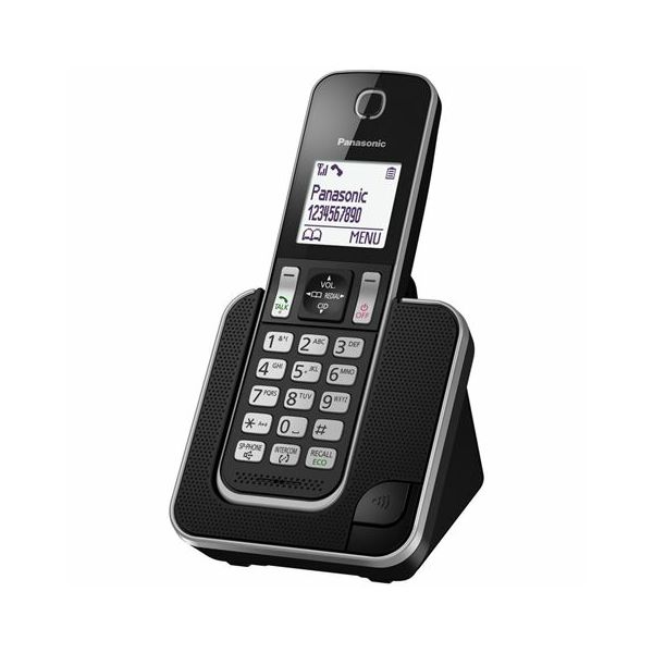 PANASONIC telefon bežični KX-TGD310FXB crni