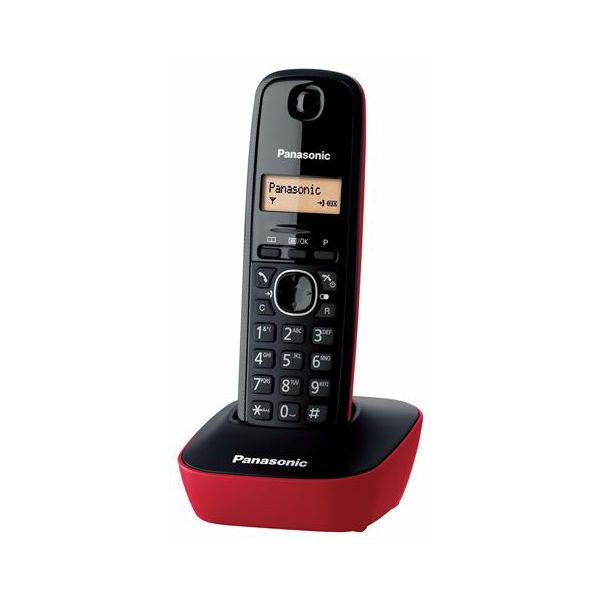 PANASONIC telefon bežični KX-TG1611FXR crveni