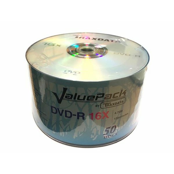 TRAXDATA OPTIČKI MEDIJ DVD-R 16X SPINDLE 50 VALUEPACK