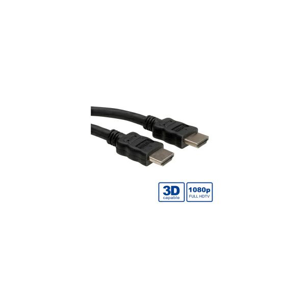 Roline HDMI kabel sa mrežom, HDMI M - HDMI M, 10m