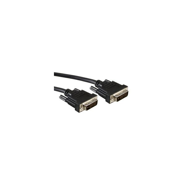 Roline DVI kabel, DVI-D (24+1) M/M, dual link, 15m