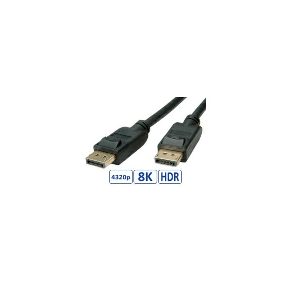 Roline DisplayPort kabel M/M, v1.4, 8K, 5.0m