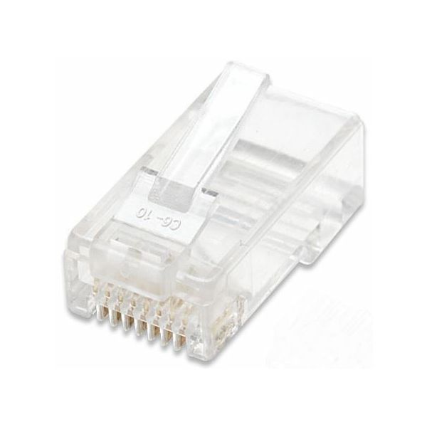 LAN konektor, RJ45 Cat.5e, UTP, pakiranje 100kom., za stranded kabel