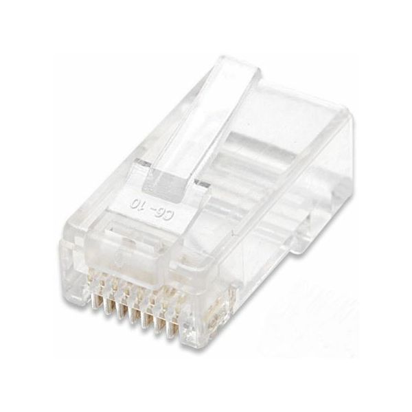 LAN konektor, RJ45 Cat.5e, UTP, pakiranje 100kom., za solid kabel