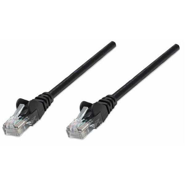 Intellinet prespojni kabel Cat.5e UTP PVC 0.5m crni