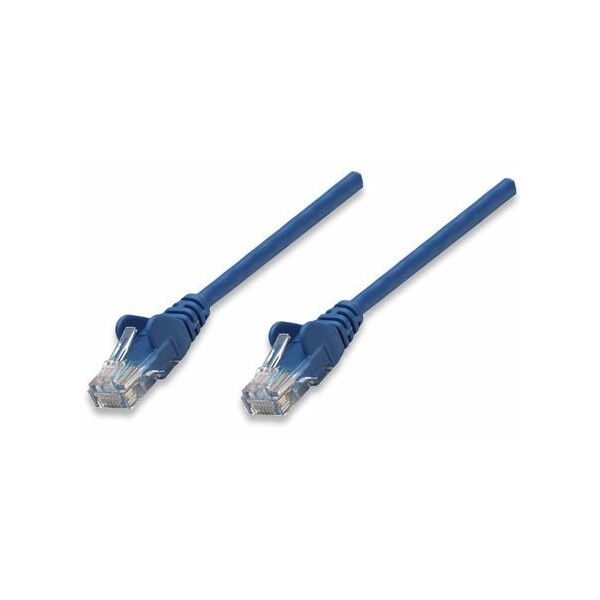 Intellinet prespojni mrežni kabel Cat.5e UTP PVC 1m plavi