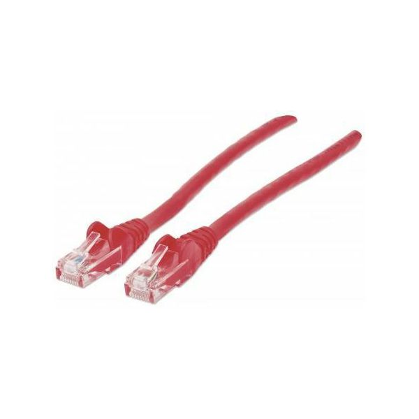 Intellinet prespojni mrežni kabel Cat.5e UTP PVC 3m crveni