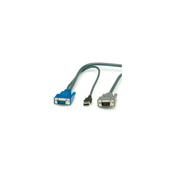 Roline KVM preklopnik kabel PS/2+USB, 3.0m (za 14.01.3376/3377)