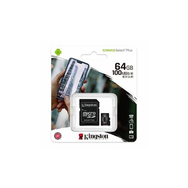 Memorijska kartica  Kingston SD MICRO 64GB Class 10 UHS-I Plus