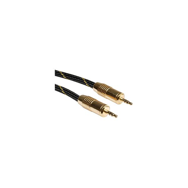 Roline GOLD Audio kabel 3.5mm Stereo, M/M, 2.5m