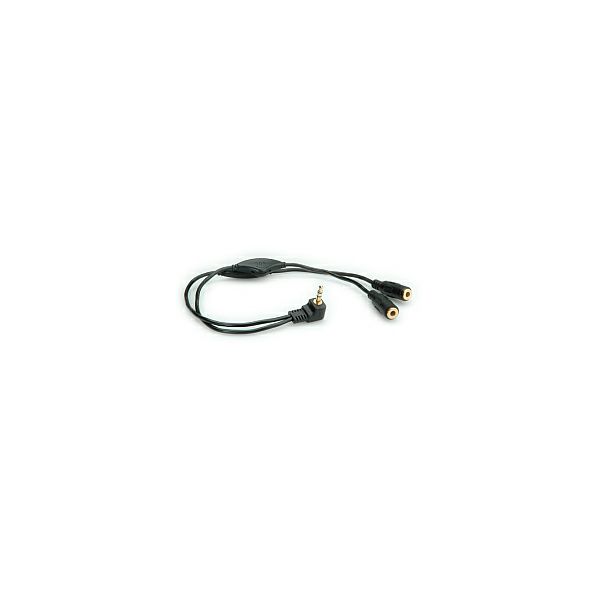 Roline Audio Y kabel, 3.5mm Stereo M / 2×3.5mm Stereo F, kontrola glasnoće