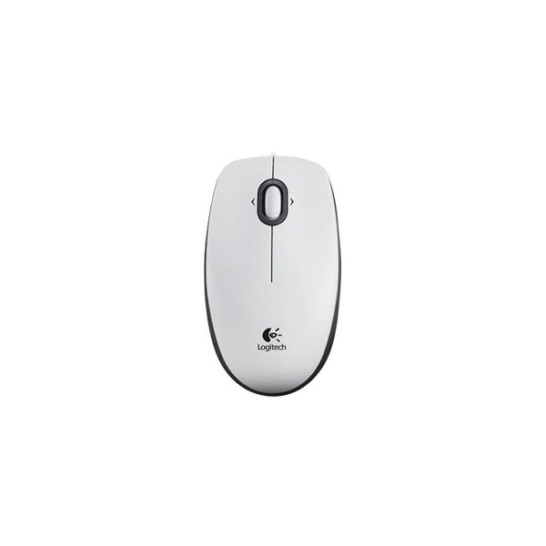 LOGI B100 Optical Mouse White USB OEM