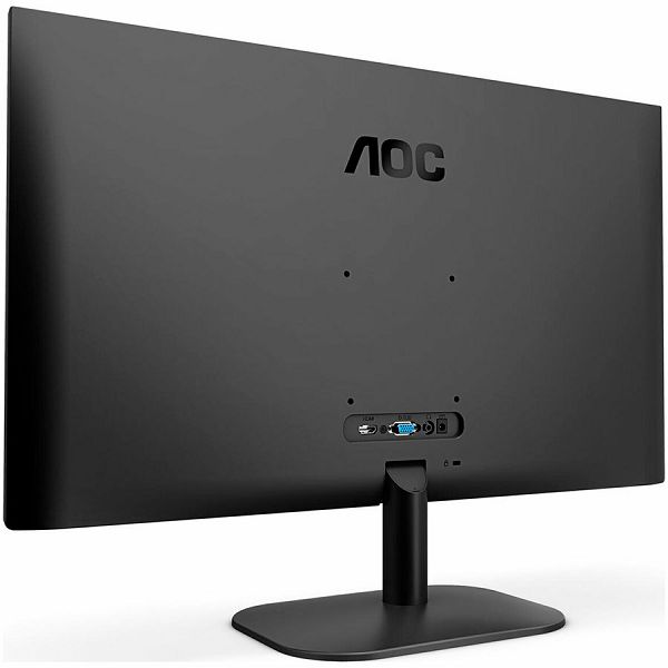 Monitor 23.8 AOC 24B2XH Black IPS, 16:9, 1920x1080, 4ms, 250 cd/m2, 1000:1, D-Sub, HDMI, vesa