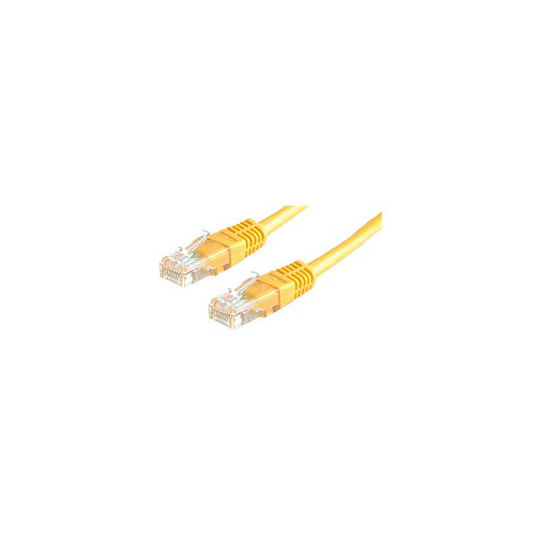 Roline UTP mrežni kabel Cat.5e, 0.5m, žuti