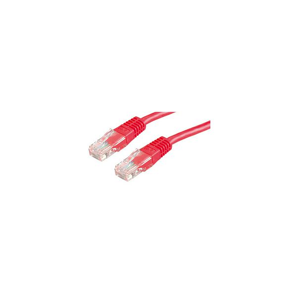 Roline UTP mrežni kabel Cat.5e, 0.5m, crveni