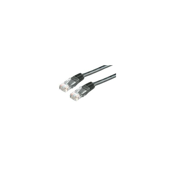Roline UTP mrežni kabel Cat.5e, 1.0m, crni