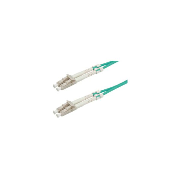 Roline optički mrežni kabel LC-LC, 50/125 OM3 duplex, 3.0m, tirkizni