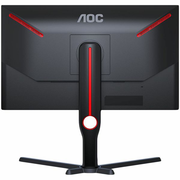AOC Gaming Monitor 25G3ZM/BK 24.5” 240Hz VA, 1920x1090, 0.5ms, 3000:1, 178/178, Adaptive Sync, HDMI, DP, 3-sided frameless, Full Ergo, G-Menu, Black-Red, 3y