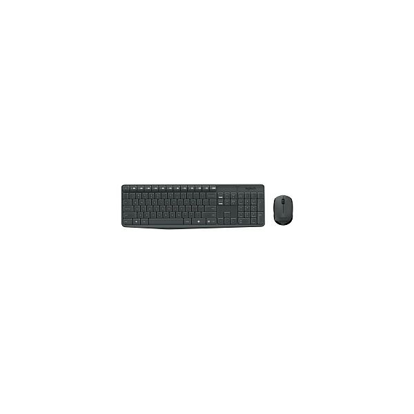 Logitech MK235 bežična tipkovnica+miš, USB, crna (920-008031)