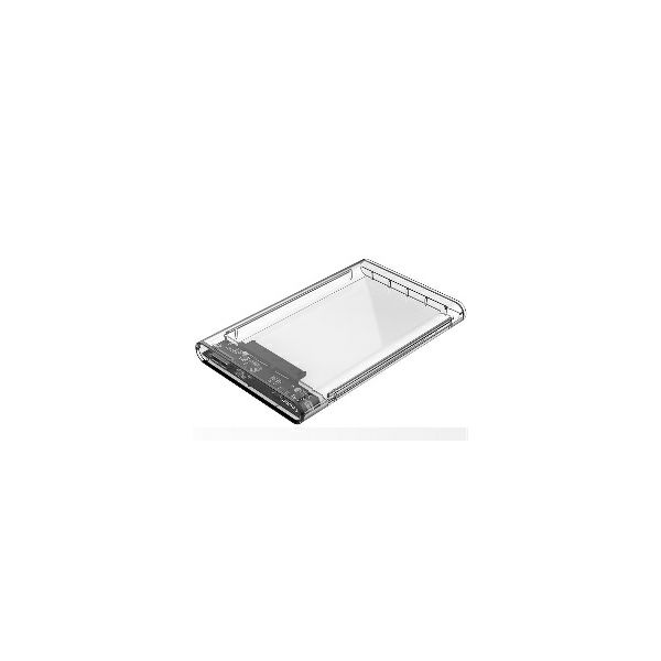 Orico vanjsko kućište 2.5" SATA HDD/SSD, up to 9.5 mm, tool free, USB3.0 (SATA3 podržano) prozirno kućište (ORICO 2139U3-CR)