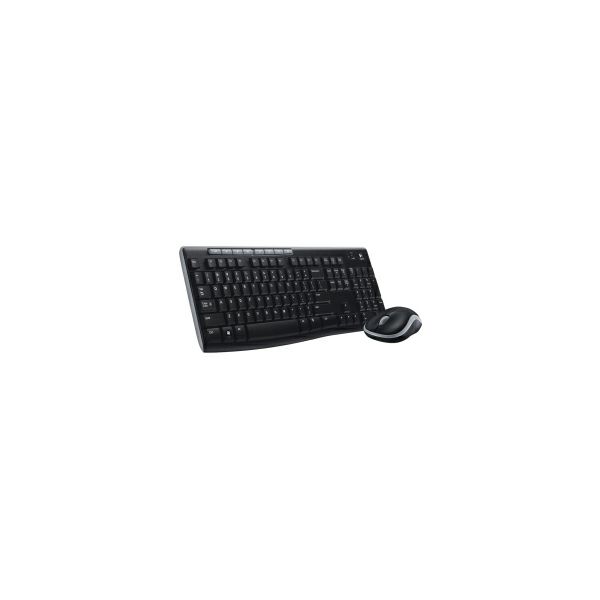 Logitech MK270 bežična tipkovnica+miš, USB, crna (920-004532)