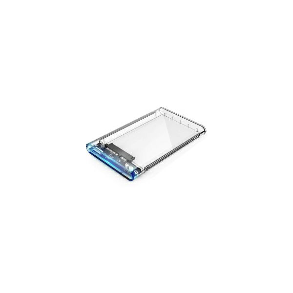 Orico vanjsko kućište 2.5" SATA HDD/SSD, do 9.5 mm, tool free, USB3.1 Gen2 Type-C (S-ATA3 podržano) prozirno kućište (ORICO 2139C3-G2-CR-EP)